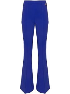 Elisabetta Franchi pantalon à coupe évasée - Bleu