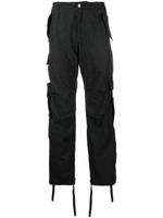 RHUDE pantalon droit à poches cargo - Noir