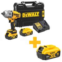 DeWALT DCF900P2T Accu slagmoersleutel 1400Nm 1/2" frictiering 18V XR 5.0Ah in TSTAK