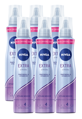 Nivea Extra Strong Styling Mousse Voordeelverpakking