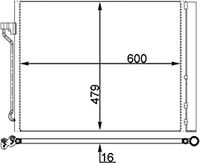 Condensor, airconditioning AC463000S