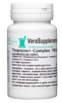 VeraSupplements Thiamine+ Complex Tabletten VeraSupplements Thiamine+ Complex Tabletten
