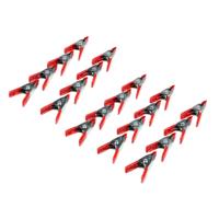 Benson Zeilklemmen/veerklemmen - 32x - staal - 5 cm - mini lijmklemmen