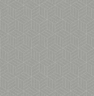 Dutch Wallcoverings Euphorie - Dessin - Grijs/Zilver