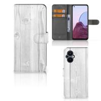 OPPO Reno 8 Lite | OnePlus Nord N20 | Book Style Case | White Wood