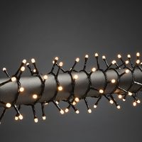 Konstsmide Clusterverlichting voor binnen en buiten - 800 LEDs - Frosted - 2100K Amber - 17,6 meter - Kerstverlichting - IP44 - Incl. Transformator