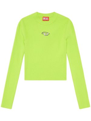 Diesel haut M-Valary à plaque logo - Vert
