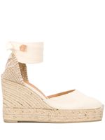 Castañer espadrilles compensées Carina - Blanc