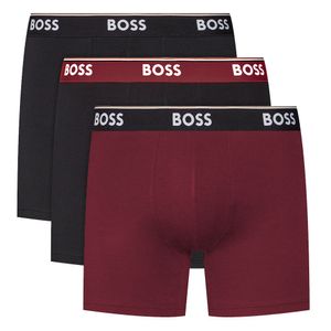 Hugo Boss boxershorts Power 3-pack zwart-rood