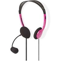 Nedis CHST100PK Bedraad Zwart, Roze