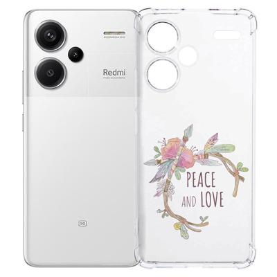 Xiaomi Redmi 13 Pro Plus Hoesje - Boho Text TPU Antishock Xiaomi Redmi 13 Pro Plus Hoesje - Boho Text TPU Antishock