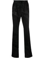 TOM FORD pantalon à motif en jacquard - Noir