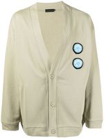 Off Duty cardigan Flak à patch logo - Vert