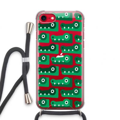 Crocs: iPhone SE 2020 Transparant Hoesje met koord