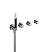 Hotbath Cobber - Afbouwdeel voor Inbouw Douchethermostaat - 2 Stopkranen - Chroom - V02