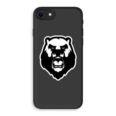 Angry Bear (white): iPhone 7 Biologisch afbreekbaar hoesje