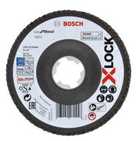 Bosch Accessoires X-LOCK Lamellenschijf Best for Metal recht, kunststof, Ø125mm, G 40, X571 - 1 stuk(s) - 2608619209