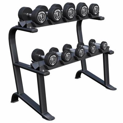 Professionele Dumbell Standaard incl. 90 kg Gorilla Sports dumbellset