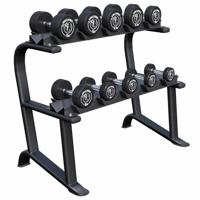 Professionele Dumbell Standaard incl. 90 kg Gorilla Sports dumbellset