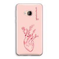 Blooming Heart: HTC U Play Transparant Hoesje