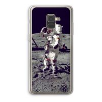 Spaceman: Samsung Galaxy A8 (2018) Transparant Hoesje Spaceman: Samsung Galaxy A8 (2018) Transparant Hoesje