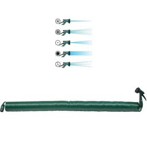 Brüder Mannesmann Spiraaltuinslang met sproeikop (Hobby) - 60310