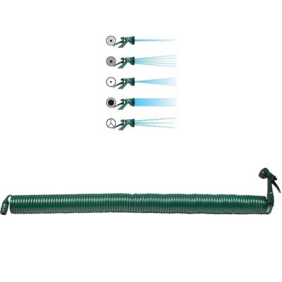 Brüder Mannesmann Spiraaltuinslang met sproeikop (Hobby) - 60310