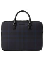 Burberry pochette d'ordinateur Ainsworthe n cuir - Noir