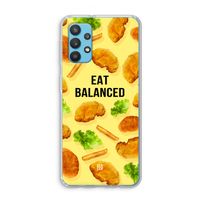 Eat Balanced: Samsung Galaxy A32 4G Transparant Hoesje