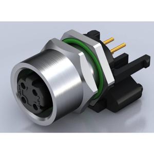 Weidmüller 2424170000 Sensor/actuator connector, niet geassembleerd M12 Aantal polen (sensoren): 4 Bus, inbouw 10 stuk(s)