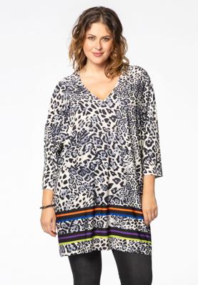 Yoek Wijde tuniek RAINBOW | Multi | Maat 58/60