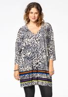 Yoek Wijde tuniek RAINBOW | Multi | Maat 50/52