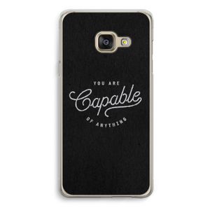 Capable: Samsung Galaxy A3 (2016) Transparant Hoesje