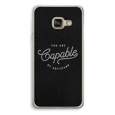 Capable: Samsung Galaxy A3 (2016) Transparant Hoesje