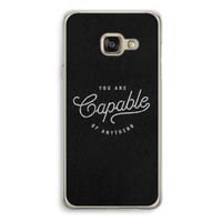 Capable: Samsung Galaxy A3 (2016) Transparant Hoesje