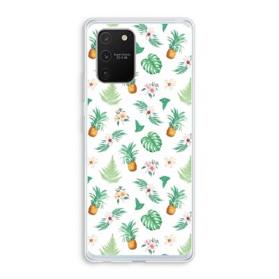 Ananas bladeren: Samsung Galaxy S10 Lite Transparant Hoesje