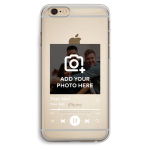 Music Player: iPhone 6 Plus / 6S Plus Transparant Hoesje