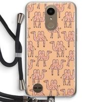 Kameel: LG K10 (2017) Transparant Hoesje met koord