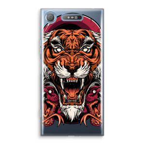 Tiger and Rattlesnakes: Sony Xperia XZ1 Transparant Hoesje