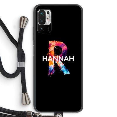 Abstract Spectrum: Xiaomi Redmi Note 10 5G Transparant Hoesje met koord