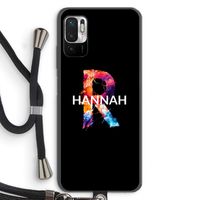 Abstract Spectrum: Xiaomi Redmi Note 10 5G Transparant Hoesje met koord