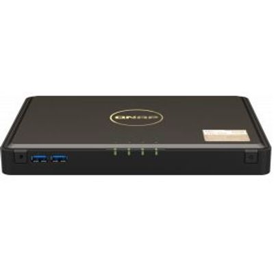 QNAP TBS-464 NAS Desktop Ethernet LAN Zwart