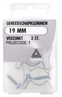 Gereedschapklemmen 19mm vz 3st - Deltafix