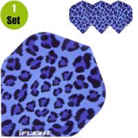 Designa Luipaard Dartflights - Blauw