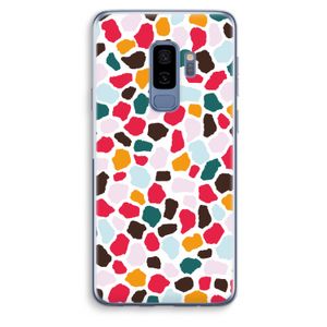 Colored Giraffe: Samsung Galaxy S9 Plus Transparant Hoesje