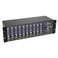 Omnitronic RM-1422FX 12-kanaals rackmixer met USB, DSP-FX & MP3