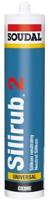 Soudal silirub 2 | siliconenkit | zwart | 300 ml - 102393