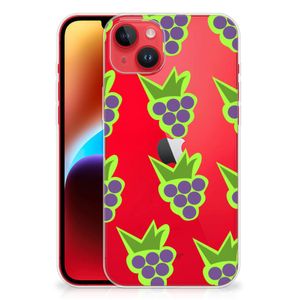 iPhone 14 Plus Siliconen Case Druiven