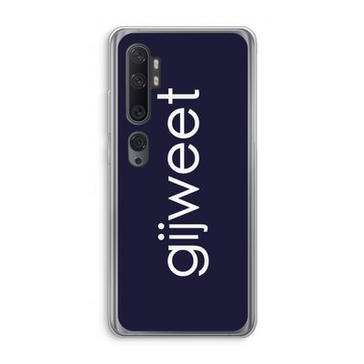 Gijweet: Xiaomi Mi Note 10 Pro Transparant Hoesje