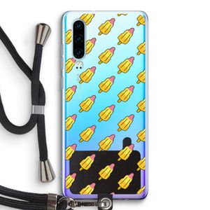 Waterijsjes: Huawei P30 Transparant Hoesje met koord